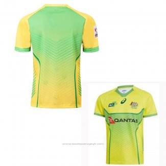 Maillot Australie 7s Rugby 2019-2020 Domicile