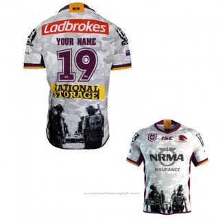 Maillot Brisbane Broncos Rugby 2019-2020 Commemorative Font02