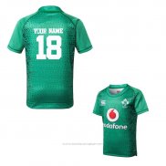 Maillot Enfant Irlande Rugby 2018-2019 Vert Font01