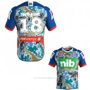 Maillot Newcastle Knights Rugby 2019 Indigene Font02
