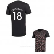 Maillot Nouvelle-zelande All Blacks Maori Rugby 2019 Marron Font03