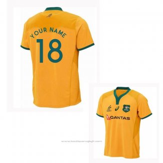 Maillot Australie Rugby 2018-2019 Domicile Font02