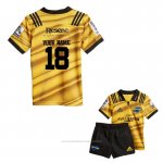Maillot Enfant Kits Hurricanes Rugby 2018 Domicile Font01