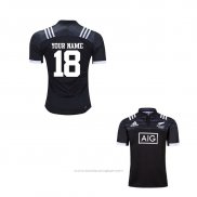 Maillot Nouvelle-zelande All Blacks 7s Rugby 2019 Domicile Font01