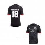 Maillot Nouvelle-zelande Maori All Blacks Rugby 2019 Domicile Font01