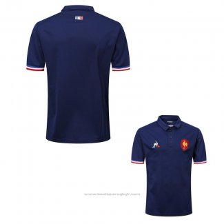 Maillot Polo France Rugby 2018-2019 Bleu