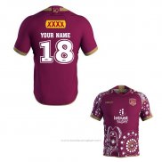 Maillot Queensland Maroons Rugby 2018-2019 Commemorative Font02