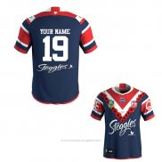 Maillot Sydney Roosters Rugby 2018-2019 Commemorative Font01