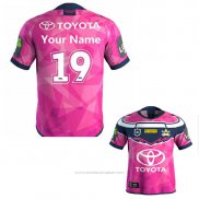 Maillot North Queensland Cowboys Rugby 2019-2020 Commemorative Rose Font02