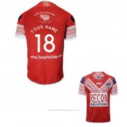 Maillot Enfant Tonga Rugby 2018-2019 Rouge Font02