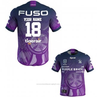 Maillot Melbourne Storm Rugby 2019 Indigene Font01