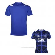 Maillot Nouvelle-zelande All Blacks Rugby Bleu