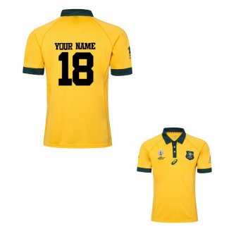 Maillot Australie Rugby Rwc2019 Jaune Font01