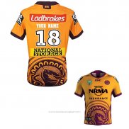 Maillot Brisbane Broncos Rugby 2018-2019 Indigene Font02