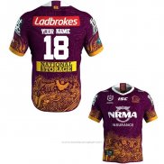 Maillot Brisbane Broncos Rugby 2019 Indigene Font01