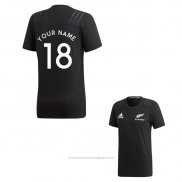 Maillot Nouvelle-zelande All Blacks Rugby 2018 Noir Font02