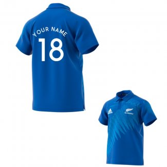 Maillot Nouvelle-Zelande All Black Rugby Rwc2019 Bleu Font02