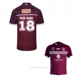 Maillot Queensland Maroon Rugby 2019-2020 Domicile Font02
