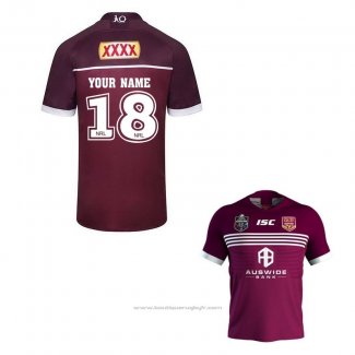 Maillot Queensland Maroon Rugby 2019-2020 Domicile Font02