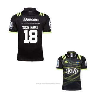 Maillot Hurricanes Rugby 2018 Exterieur Font01