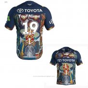 Maillot North Queensland Cowboys Rugby 2019 Indigene Font02