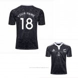 Maillot Nouvelle-zelande All Blacks Maori Rugby 100th Commemorative Font02