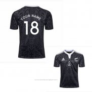 Maillot Nouvelle-zelande All Blacks Maori Rugby 100th Commemorative Font02