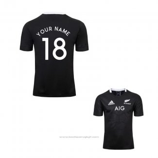 Maillot Nouvelle-zelande All Blacks Rugby 2019-2020 Domicile Font02