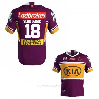 Maillot Brisbane Broncos Rugby 2020 Domicile Font01