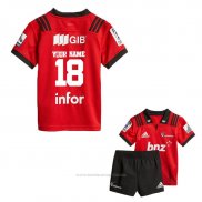 Maillot Enfant Kits Crusaders Rugby 2018 Domicile Font01