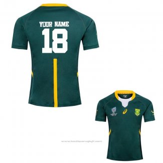 Maillot Afrique Du Sud Rugby RWC2019 Domicile Font01