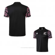 Maillot Polo Nouvelle-zelande All Blacks Maori Rugby 2019 Noir