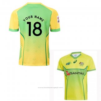 Maillot Australie 7s Rugby 2019-2020 Domicile Font02