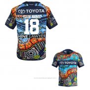 Maillot North Queensland Cowboys Rugby 2018-2019 Indigenous Font01