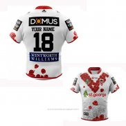 Maillot St George Illawarra Dragons Rugby 2018-2019 Commemorative Font01