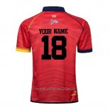 Maillot Espagne Rugby 2019-2020 Rouge Font01