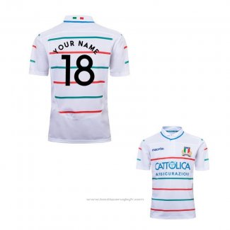Maillot Italie Rugby 2019-2020 Exterieur Font02