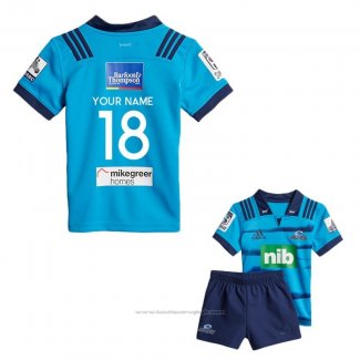 Maillot Enfant Kits Blues Rugby 2018 Domicile Font02