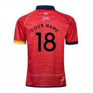 Maillot Espagne Rugby 2019-2020 Rouge Font02