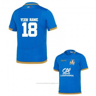 Maillot Italie Rugby 2017-2018 Domicile Font01