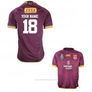 Maillot Queensland Maroons Rugby 2018 Marron Font01