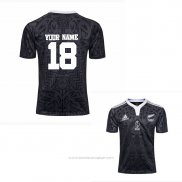 Maillot Nouvelle-zelande All Blacks Maori Rugby 100th Commemorative Font01