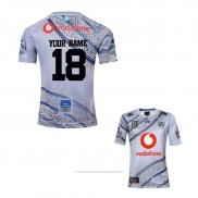 Maillot Nouvelle-zelande Warriors Rugby 2019 Gris Font01