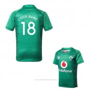 Maillot Enfant Irlande Rugby 2018-2019 Vert Font02