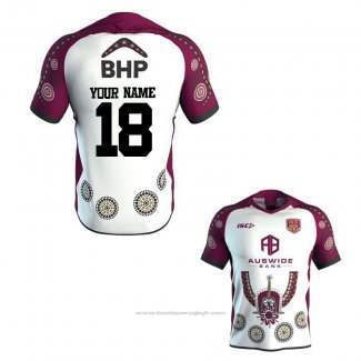 Maillot Queensland Maroons Rugby 2019 Heroe Font01