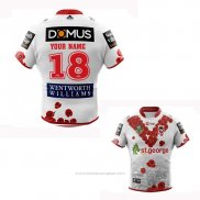 Maillot St George Illawarra Dragons Rugby 2018-2019 Commemorative Font02